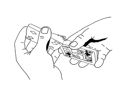 Kortteja sekoitetaan